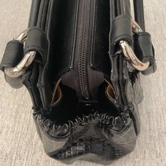 Miche Classic Black Top Handle Base w/Ebony Cover Vegan Leather Medium Size - Picture 6 of 16